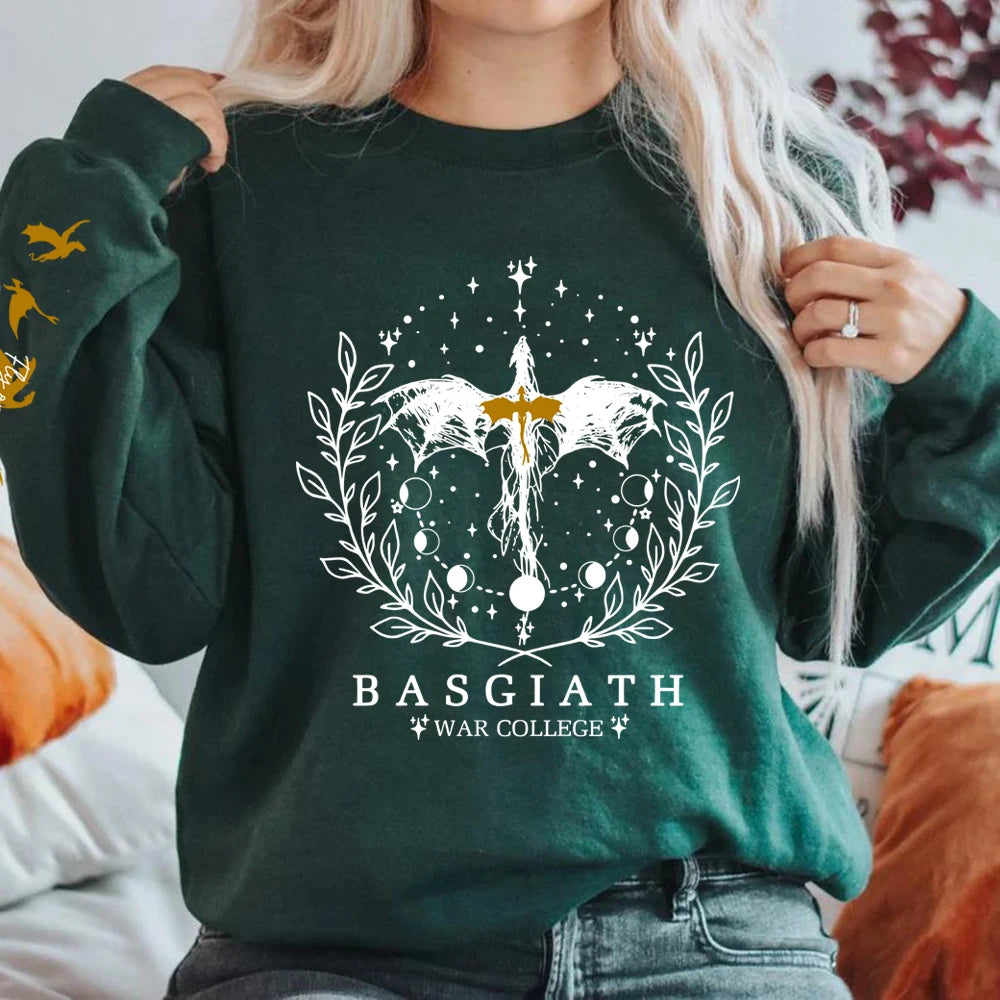 Fourth Wing Sweatshirt Basgiath War College Sweatshirt Women