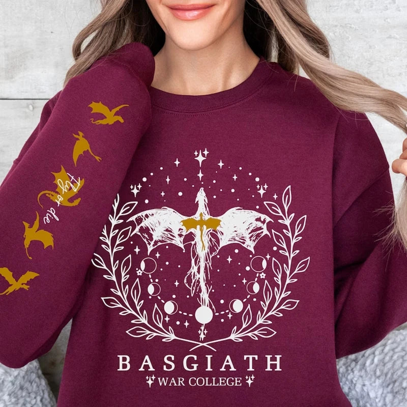 Fourth Wing Sweatshirt Basgiath War College Sweatshirt Women