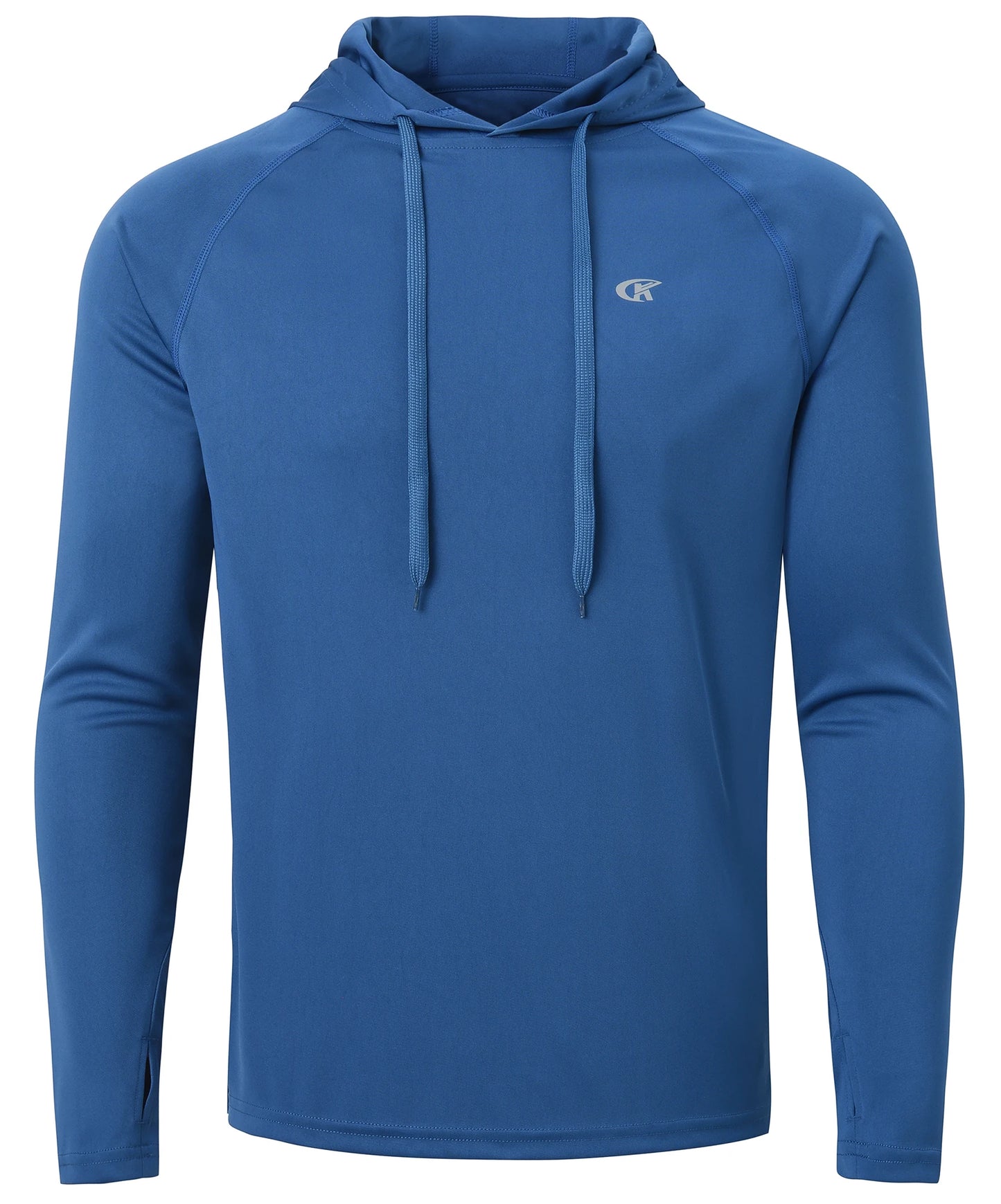 Summer Men's Long Sleeve UPF 50+ Hoodie Shirts, Rash Guard Quick Dry Lightweight T-shirt for Outdoor Jogger Sport Pullover