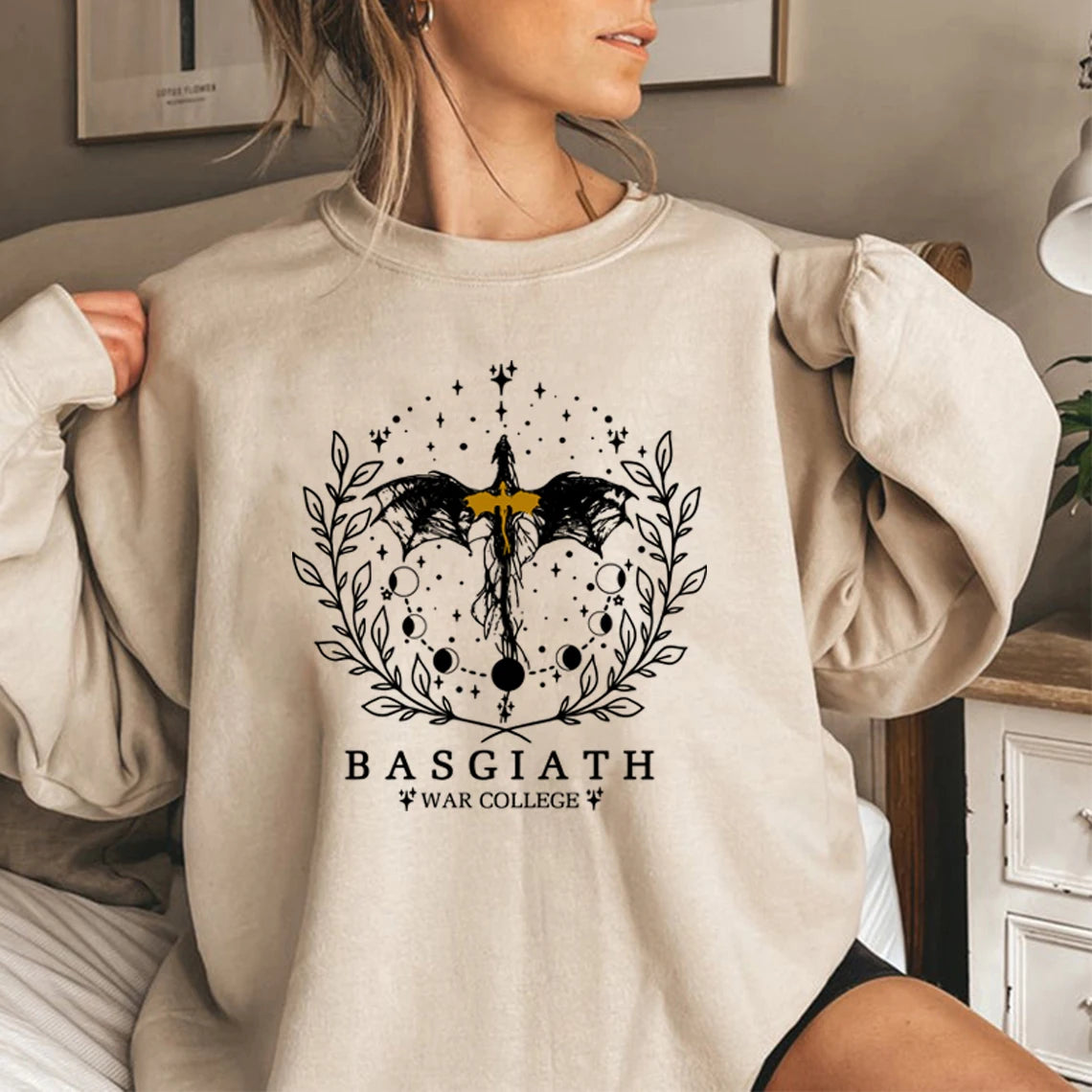 Fourth Wing Sweatshirt Basgiath War College Sweatshirt Women