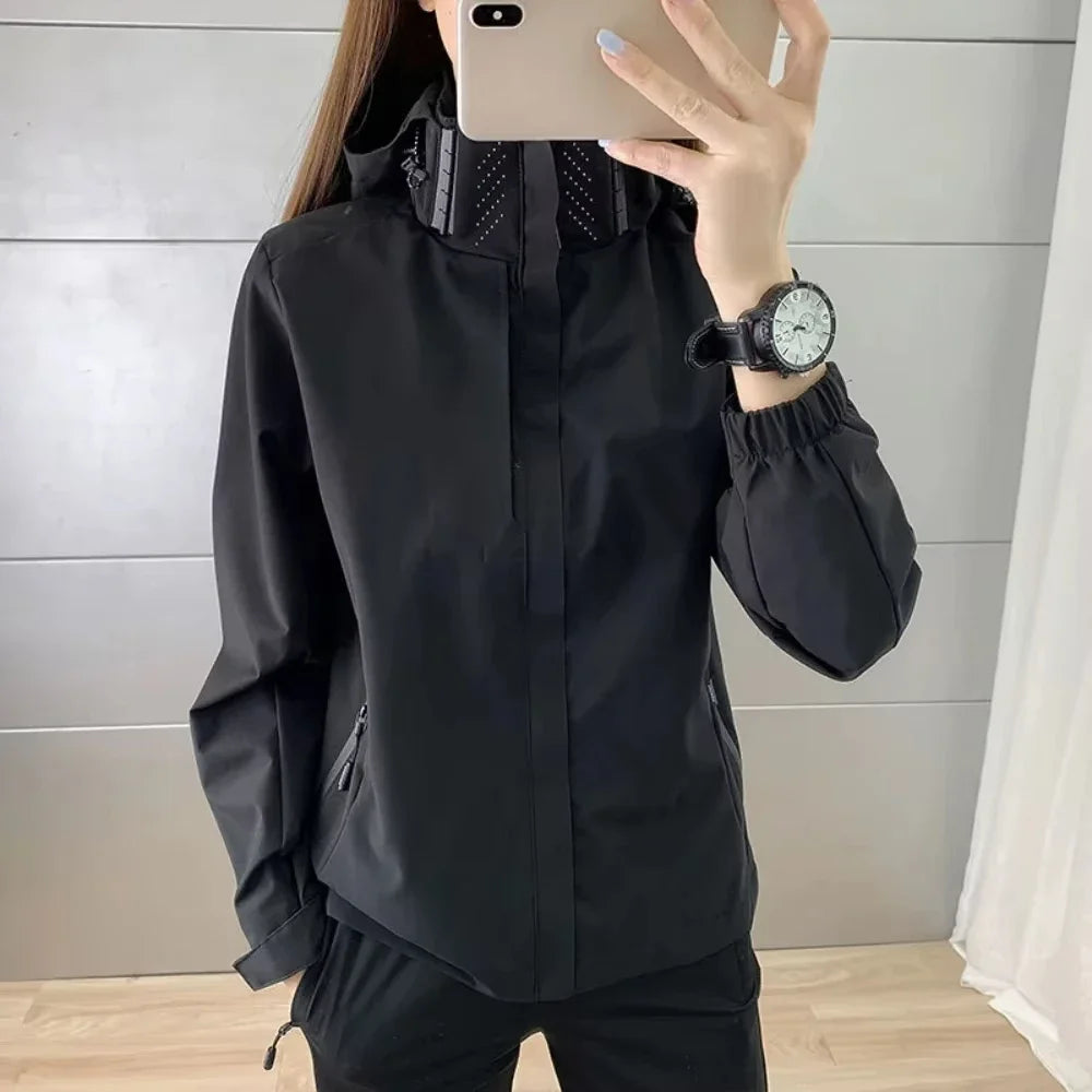 Mens Jacket Waterproof Outerwear Thin Charge Coat