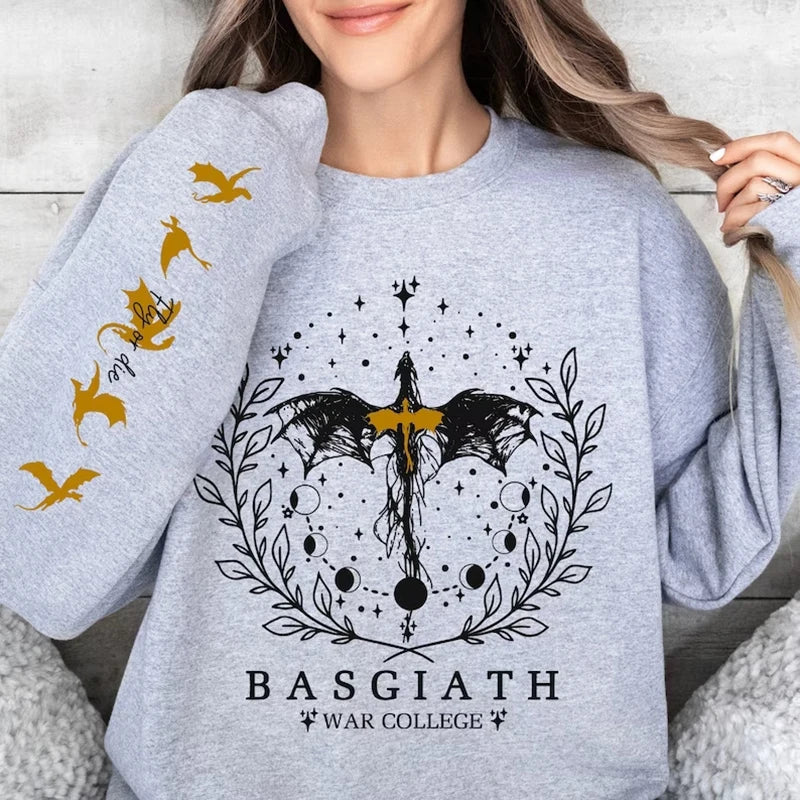 Fourth Wing Sweatshirt Basgiath War College Sweatshirt Women