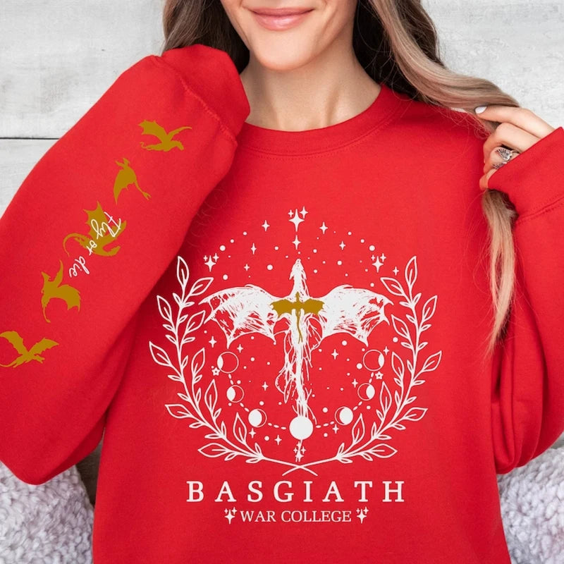 Fourth Wing Sweatshirt Basgiath War College Sweatshirt Women