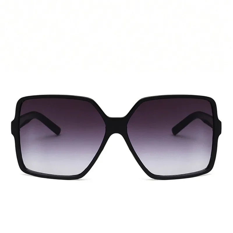 New Designer Fashion Oversized Sunglasses Women Female Big Frame Gradient Sun Glasses
