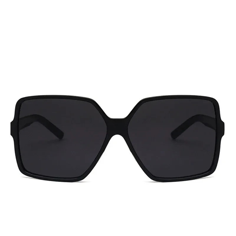 New Designer Fashion Oversized Sunglasses Women Female Big Frame Gradient Sun Glasses