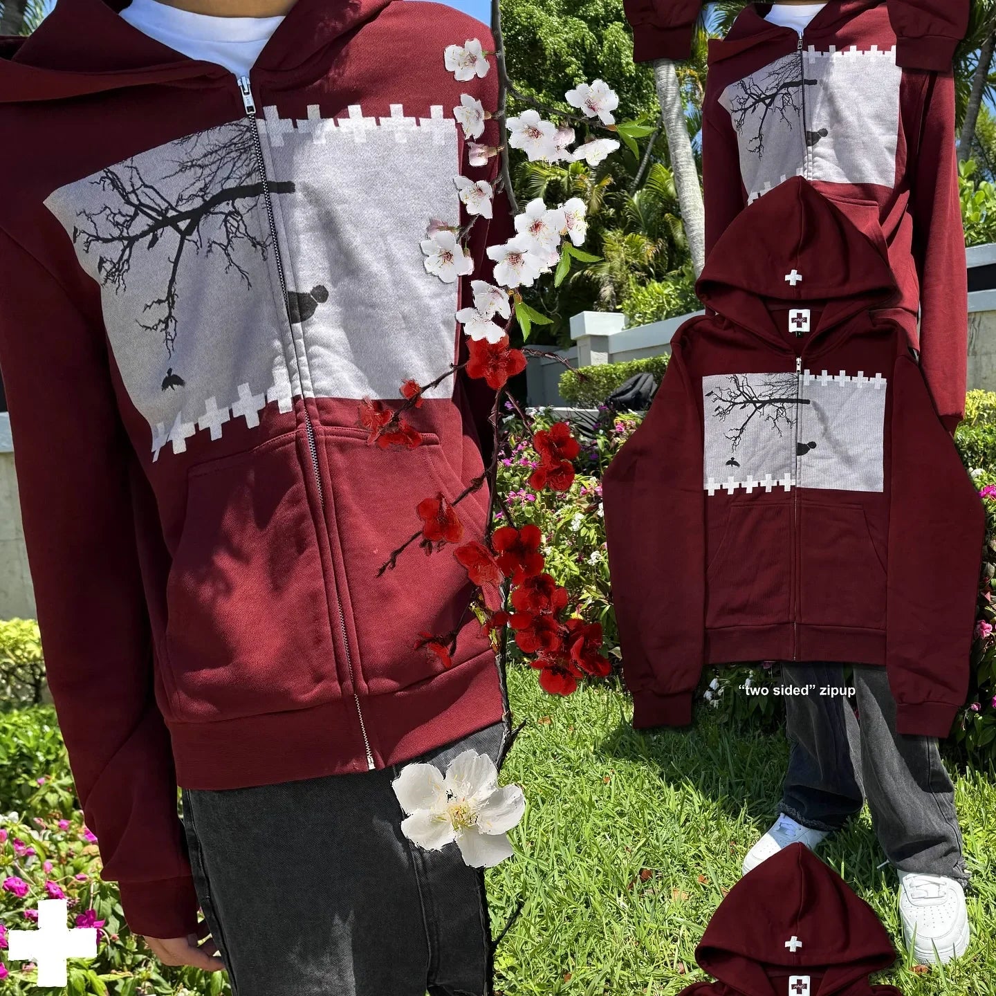 New medical logo print hoodies women streetwear gothic goth y2k tops harajuku oversized sweatshirt zip up hoodie couple clothes