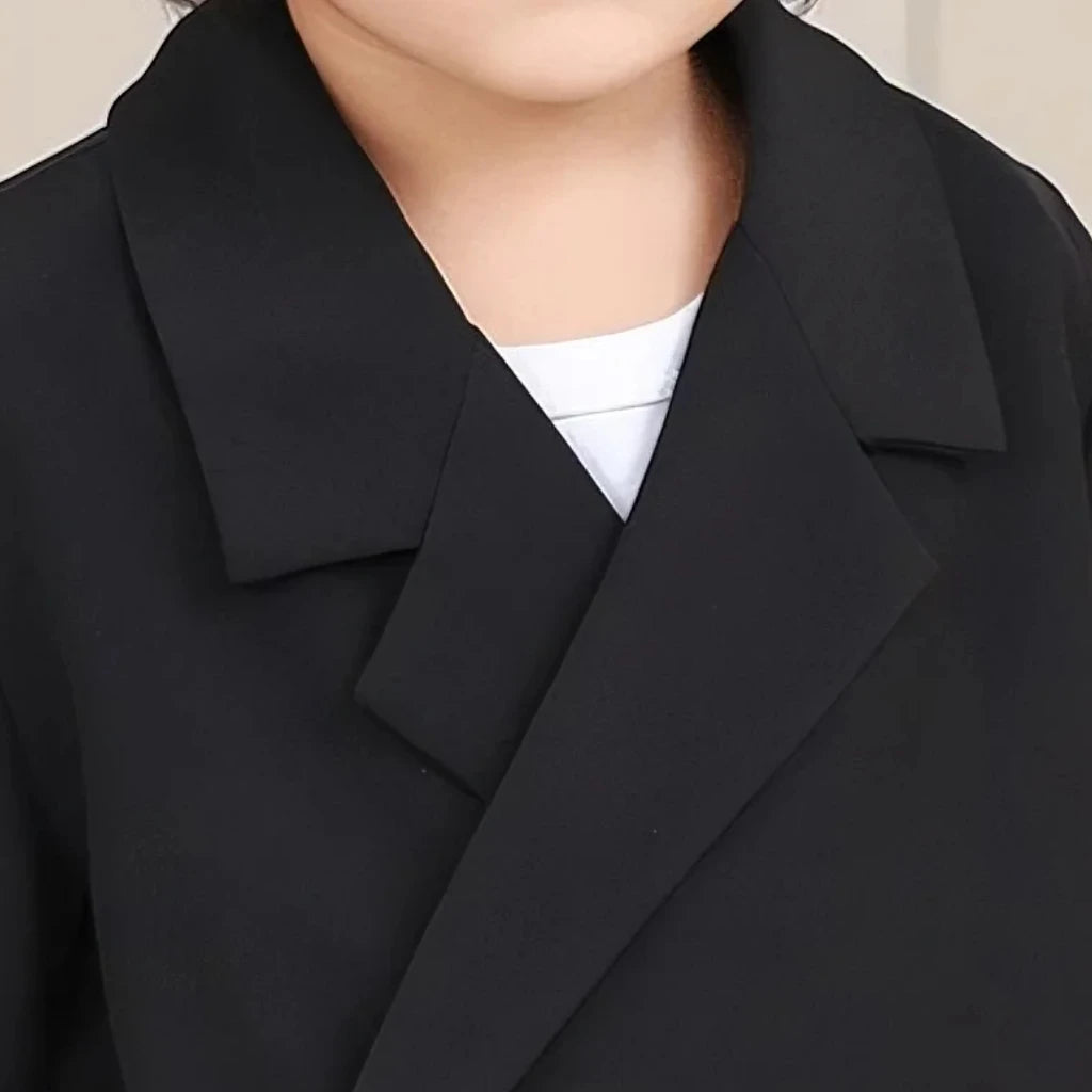 Boy Suit Set Toddler Wedding Outfit Infant Birthday Party Gift Clothes Children School Graduation Christmas Performance Tuxedo