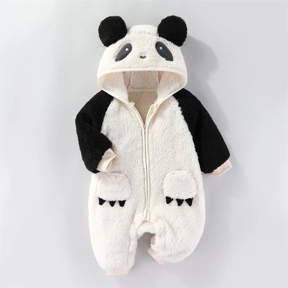 Autumn Winter Newborn Baby Clothes Infant Clothing Girls Jumpsuit for Boys Soft Flannel Romper Toddler Clothes 0-18 Month