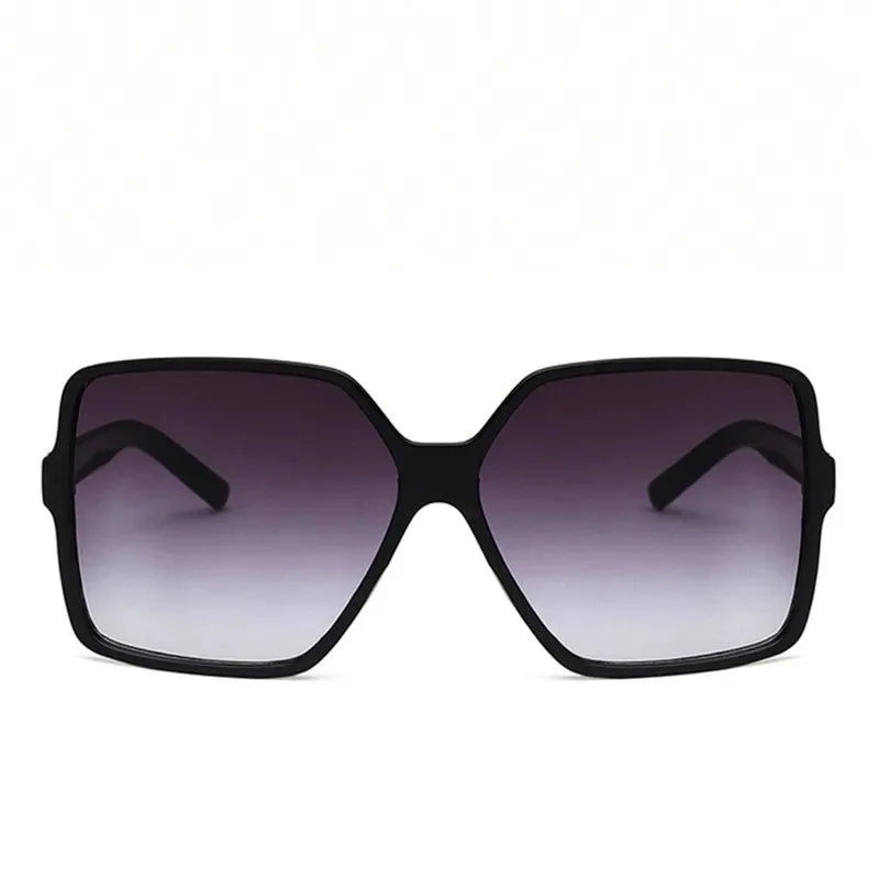 New Designer Fashion Oversized Sunglasses Women Female Big Frame Gradient Sun Glasses