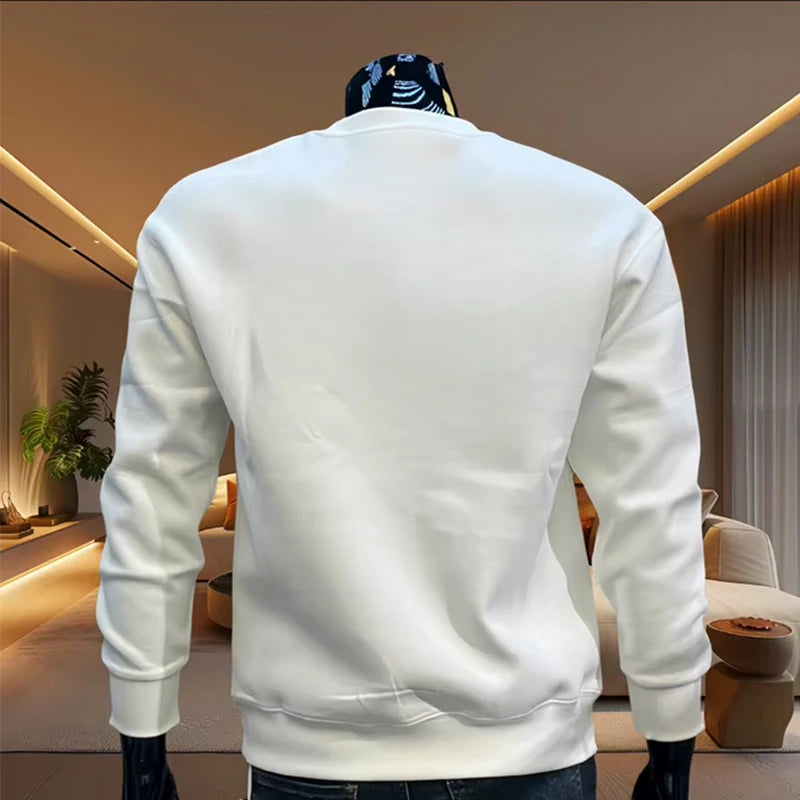 2025 New Trend Men's Casual Hoodies Spring Autumn Casual Warm Pullover Urban Fashion