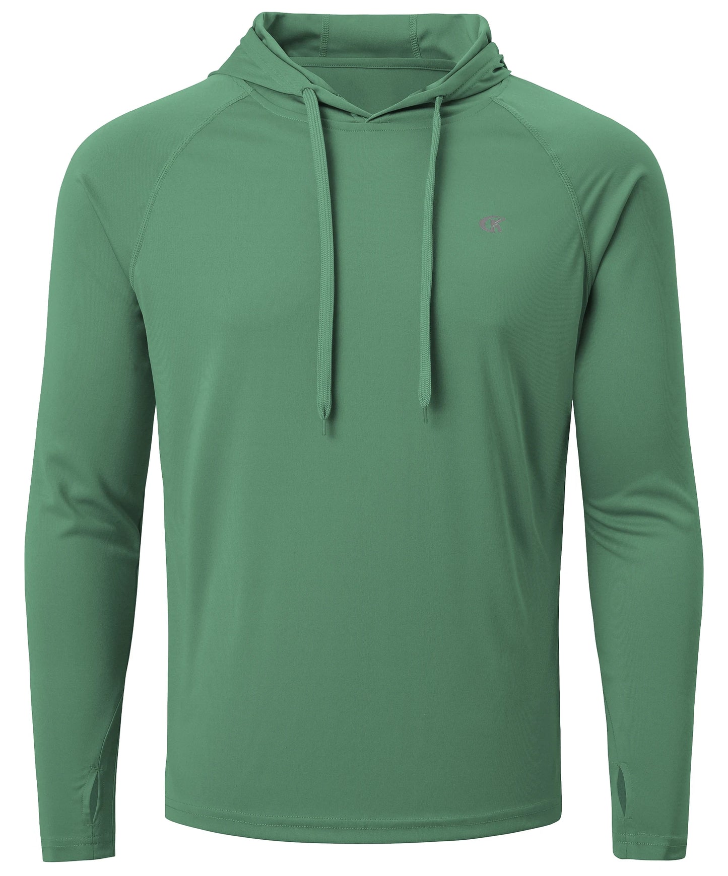 Summer Men's Long Sleeve UPF 50+ Hoodie Shirts, Rash Guard Quick Dry Lightweight T-shirt for Outdoor Jogger Sport Pullover