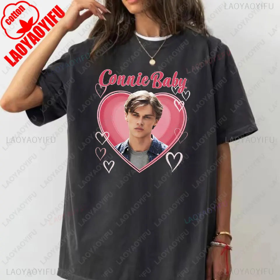 Team Conrad Cousins Beach Retro The Summer I Turned Pretty Graphic T Shirts Woman Man Fashion Casual Cotton T-shirt Streetwear