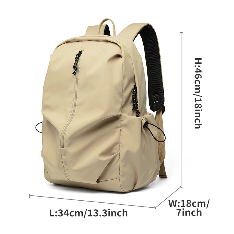 2024 Men's Backpack Lightweight 15.6inch Laptop Bag Casual 30L Waterproof Oxford Travel Backbag Teenage Outdoor Sport Bag