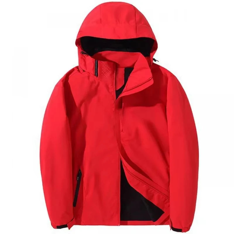 Mens Jacket Waterproof Outerwear Thin Charge Coat