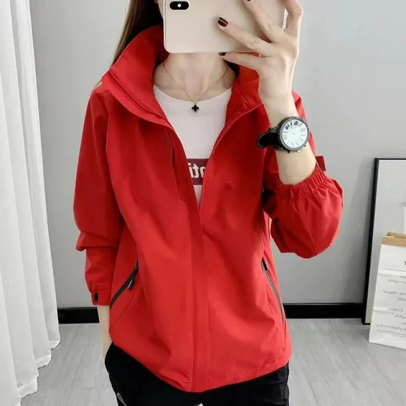 Mens Jacket Waterproof Outerwear Thin Charge Coat