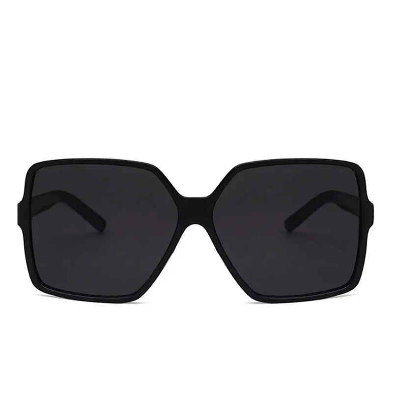 New Designer Fashion Oversized Sunglasses Women Female Big Frame Gradient Sun Glasses