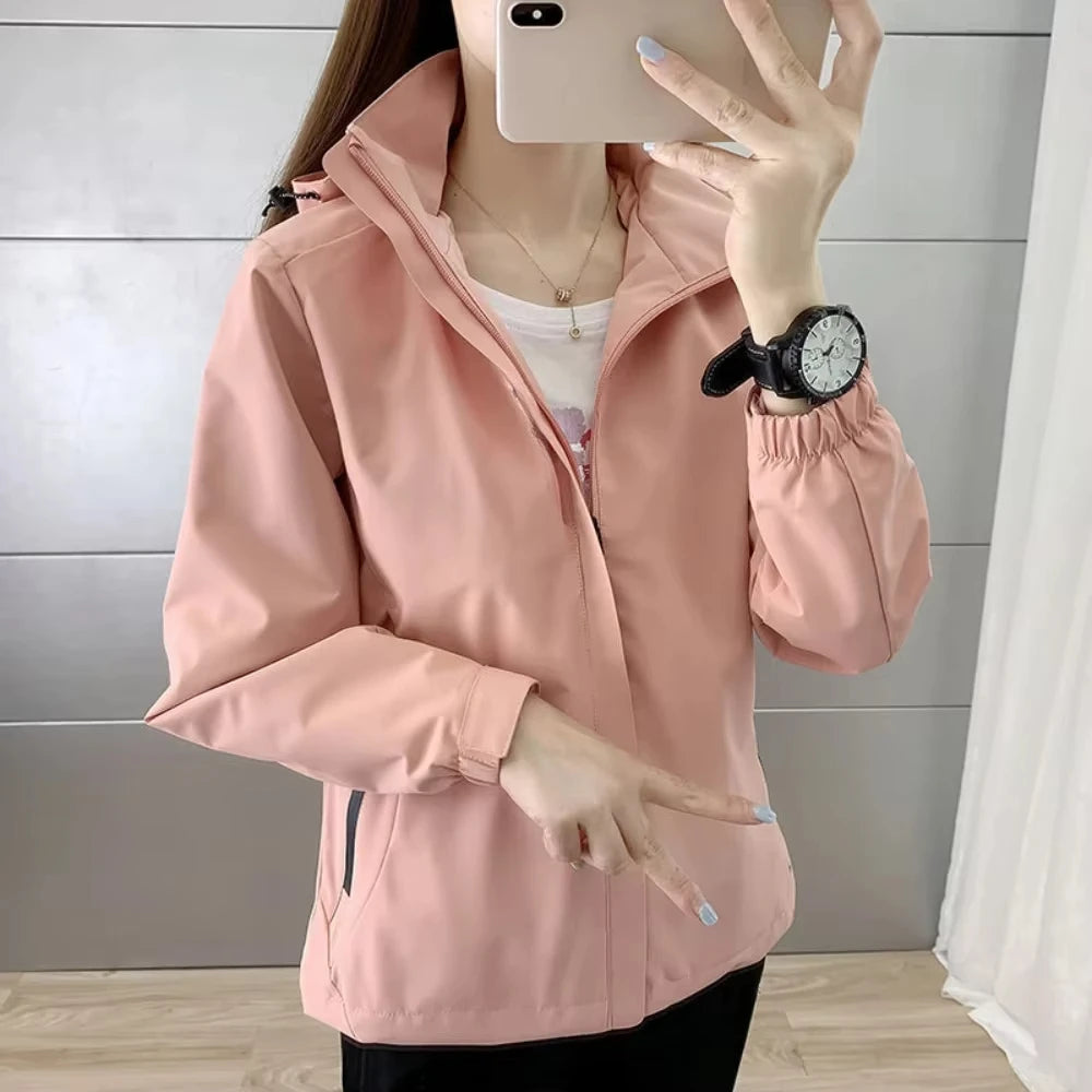 Mens Jacket Waterproof Outerwear Thin Charge Coat