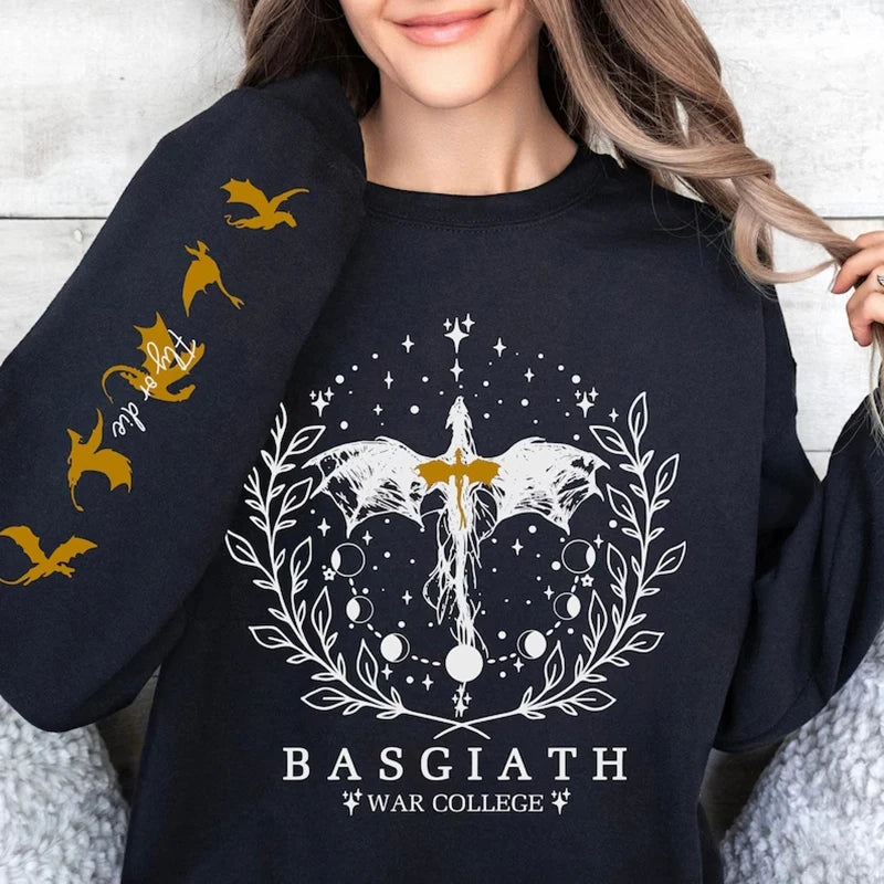 Fourth Wing Sweatshirt Basgiath War College Sweatshirt Women