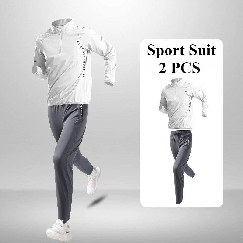 Summer Soccer 2025 Men Running Sets Fitness Sports Clothes Jogging Sportswear Quick Dry Football Jerseys Tracksuit Gym Wear