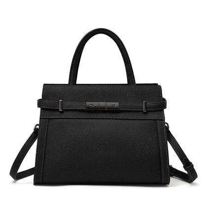 Genuine leather women's bag original first layer cowhide women's hand shoulder simple tote bag occupation