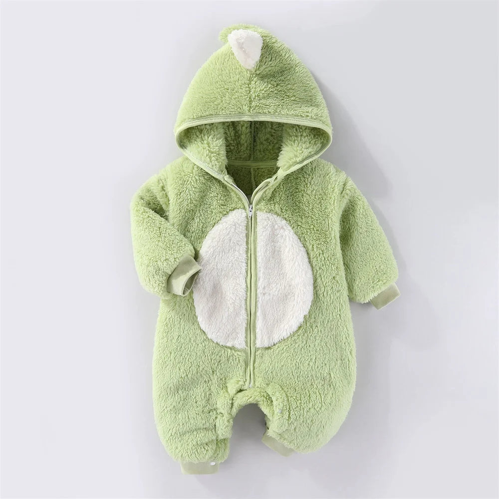Autumn Winter Newborn Baby Clothes Infant Clothing Girls Jumpsuit for Boys Soft Flannel Romper Toddler Clothes 0-18 Month