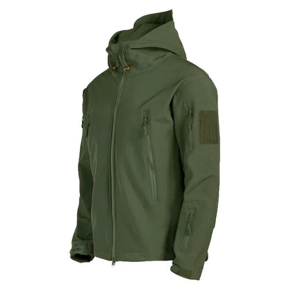 Shark Skin Soft Shell Jackets Men Tactical Windproof Waterproof Jacket