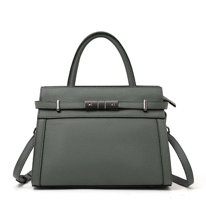 Genuine leather women's bag original first layer cowhide women's hand shoulder simple tote bag occupation