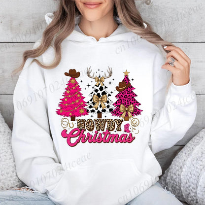 Christmas Trees Print Daily Women Men Christmas Tree Sweatshirts Tops