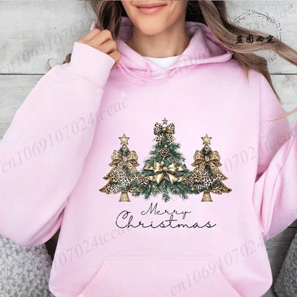Christmas Trees Print Daily Women Men Christmas Tree Sweatshirts Tops