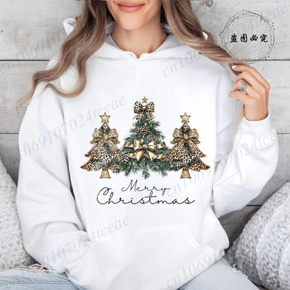 Christmas Trees Print Daily Women Men Christmas Tree Sweatshirts Tops