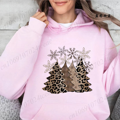 Christmas Trees Print Daily Women Men Christmas Tree Sweatshirts Tops