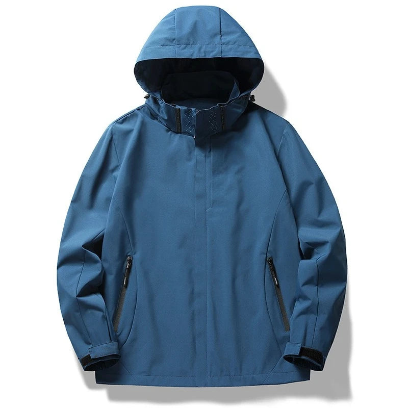 Mens Jacket Waterproof Outerwear Thin Charge Coat