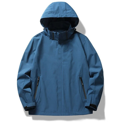Mens Jacket Waterproof Outerwear Thin Charge Coat