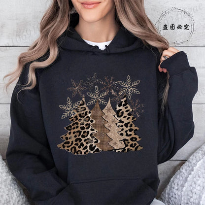 Christmas Trees Print Daily Women Men Christmas Tree Sweatshirts Tops