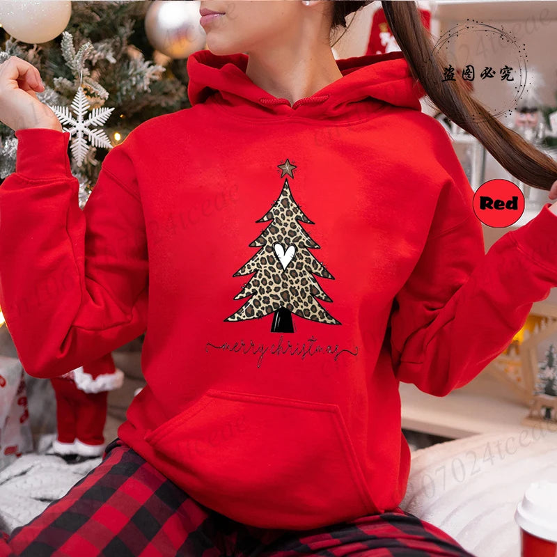 Christmas Trees Print Daily Women Men Christmas Tree Sweatshirts Tops