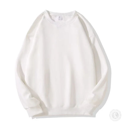 New unisex style solid color round neck sweatshirt for both men and women