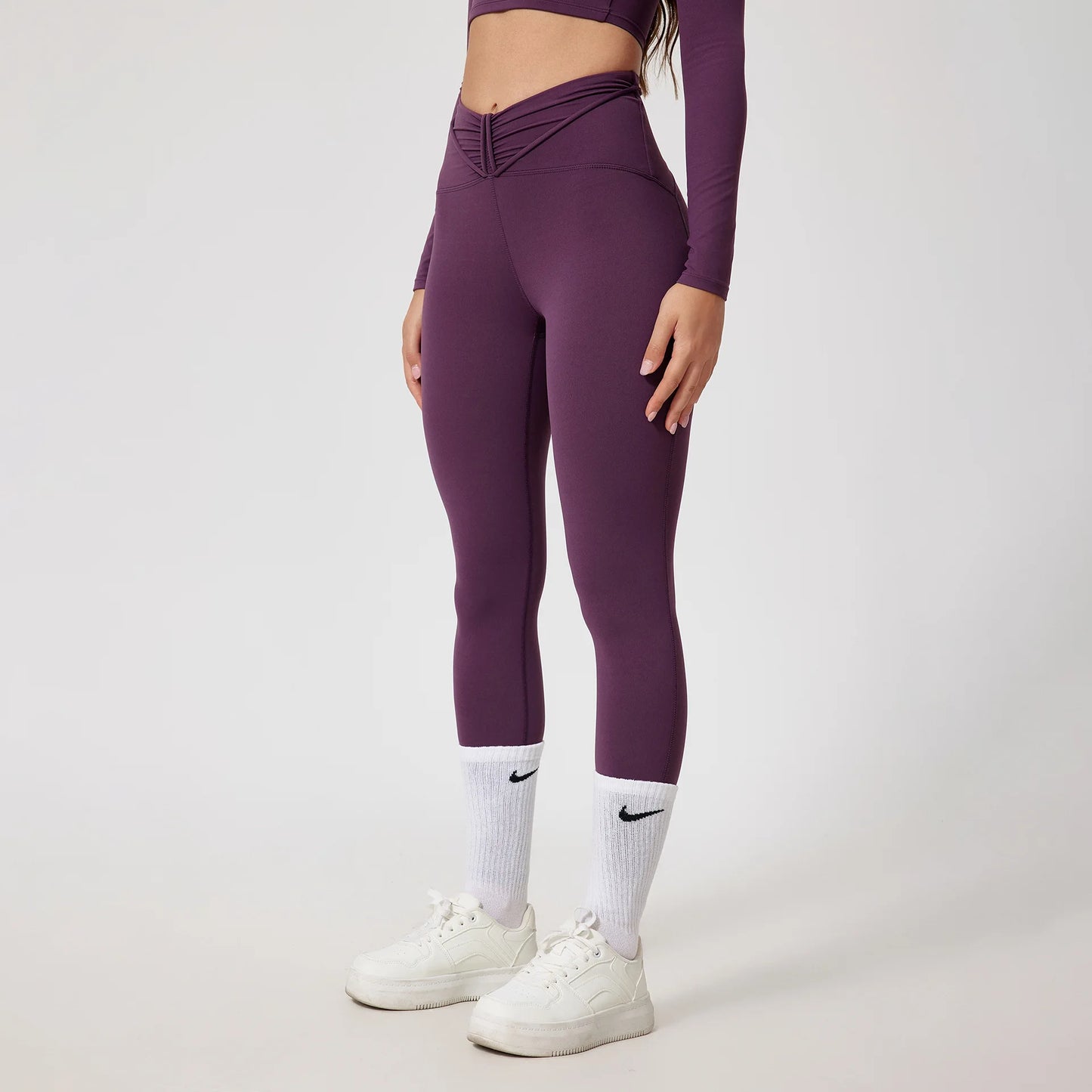 1/2Pcs Pad Crop Top Shirt Long Sleeve Gym Women Workout Yoga Set Women Running Legging Fitness Bra Sports Female Active Wear