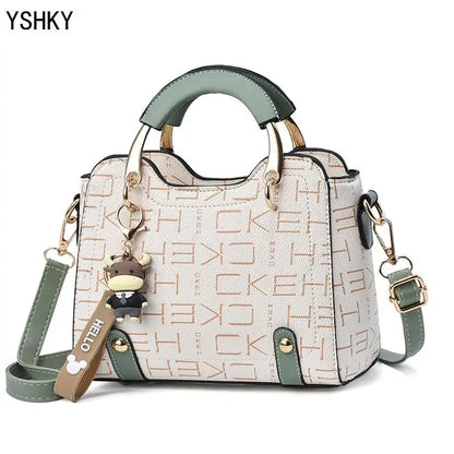 New brand shoulder Bag for 2024 luxury designer handbag women Handbags leather Printed monogram single shoulder straddle bag