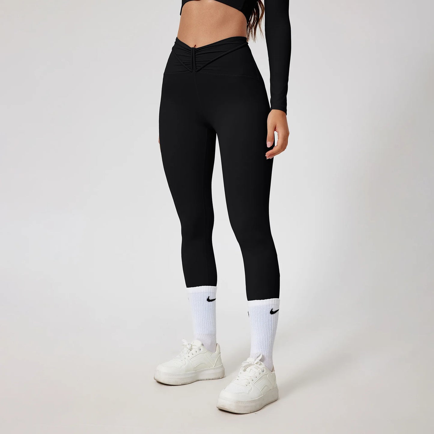 1/2Pcs Pad Crop Top Shirt Long Sleeve Gym Women Workout Yoga Set Women Running Legging Fitness Bra Sports Female Active Wear