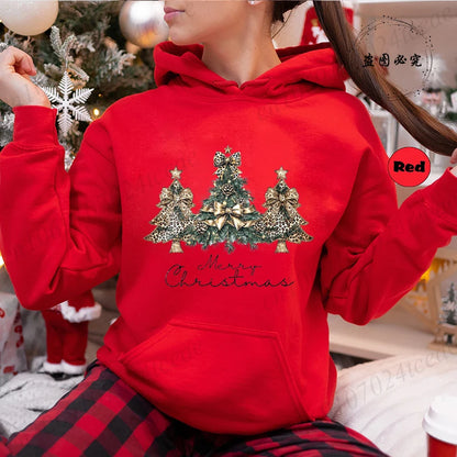 Christmas Trees Print Daily Women Men Christmas Tree Sweatshirts Tops