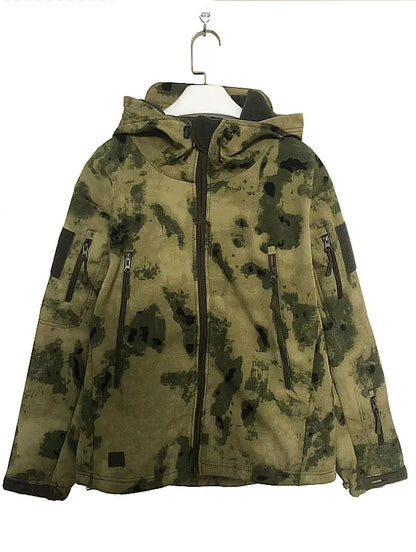 Shark Skin Soft Shell Jackets Men Tactical Windproof Waterproof Jacket