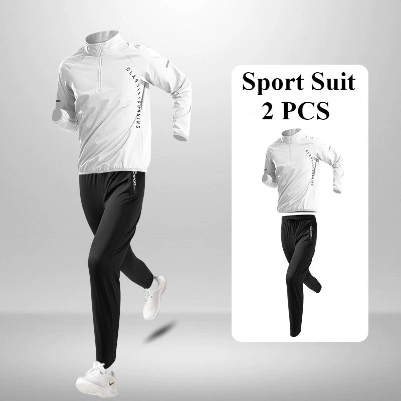 Summer Soccer 2025 Men Running Sets Fitness Sports Clothes Jogging Sportswear Quick Dry Football Jerseys Tracksuit Gym Wear