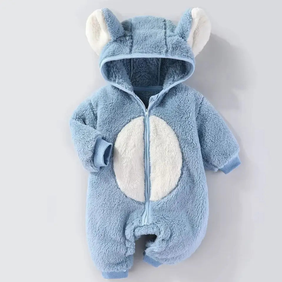 Autumn Winter Newborn Baby Clothes Infant Clothing Girls Jumpsuit for Boys Soft Flannel Romper Toddler Clothes 0-18 Month