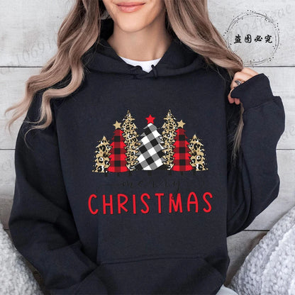 Christmas Trees Print Daily Women Men Christmas Tree Sweatshirts Tops