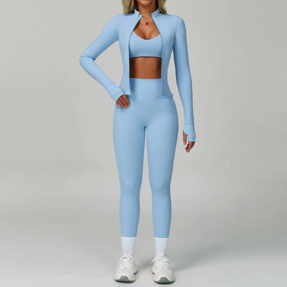 2-3PCS Yoga Suit Women Tracksuit Sports Bra High Waist Leggings Shorts Outfit Gym Set Fitness Push Up Workout Clothes Sportswear