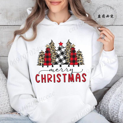 Christmas Trees Print Daily Women Men Christmas Tree Sweatshirts Tops