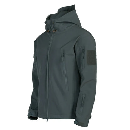 Shark Skin Soft Shell Jackets Men Tactical Windproof Waterproof Jacket