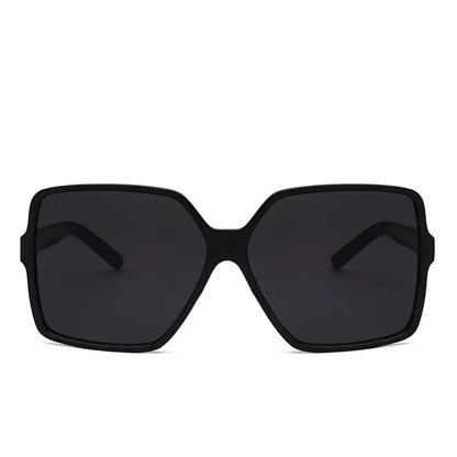 New Designer Fashion Oversized Sunglasses Women Female Big Frame Gradient Sun Glasses