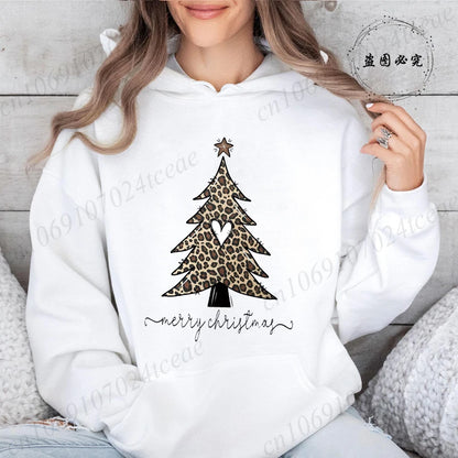 Christmas Trees Print Daily Women Men Christmas Tree Sweatshirts Tops